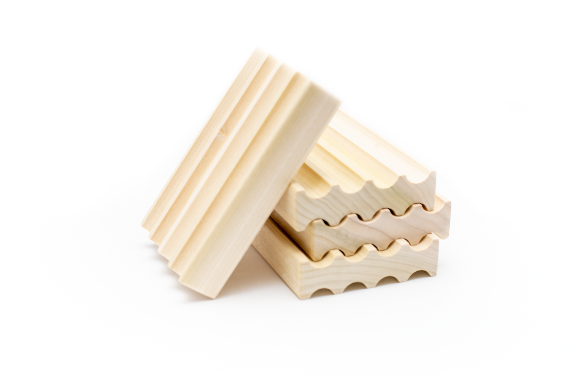 Solid Wood Soap Dish - slotted soap dish - soap holder