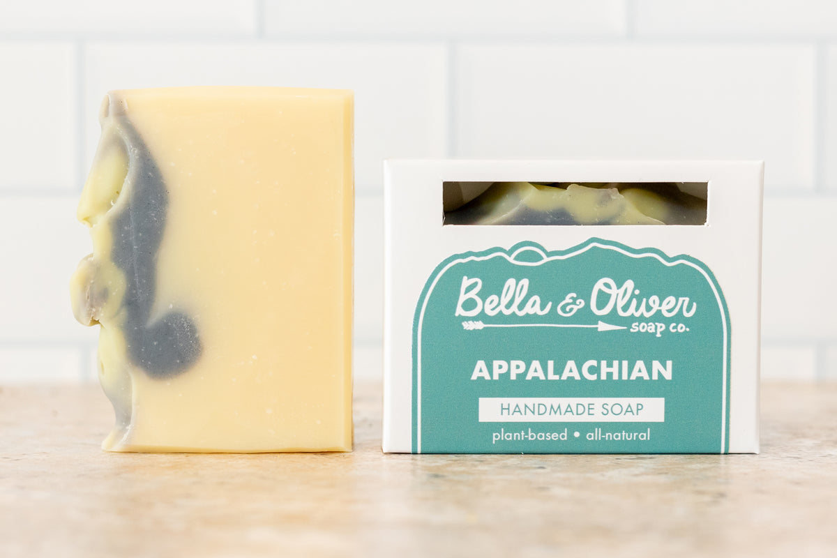 Appalachian Soap - Handmade Small Batch Natural Soap - Swannanoa Mountains - Palm Free Sulfate Free Paraben Free - Bella & Oliver Soap Co. - Best Handmade Soap - Natural Skin Care