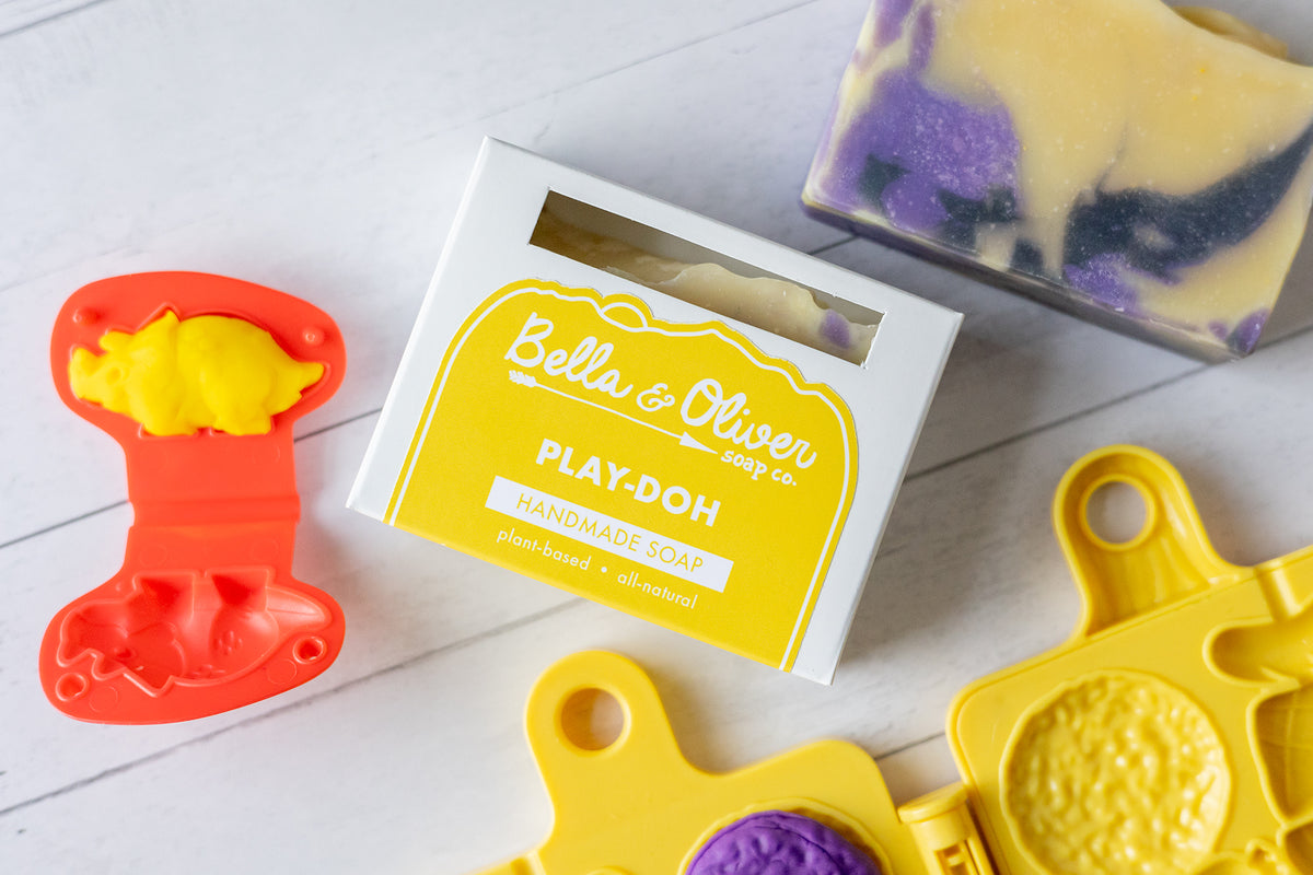 Bella & Oliver Soap Co. - Play-Doh Soap - Kids soap - Soap for kids - Asheville North Carolina handmade bar soap