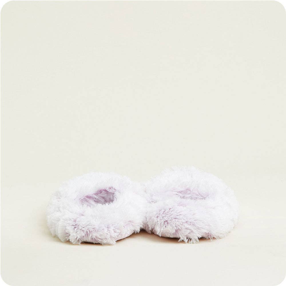 Marshmallow Lavender Warmies Slippers